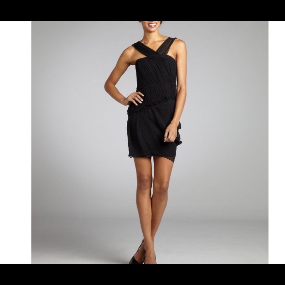 vera wang lavender label cocktail dress Lavender Label Vera Wang Black Dress